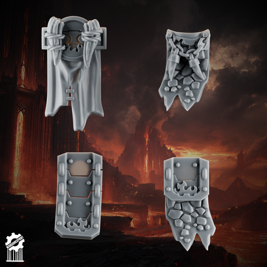 Emberforge loincloth set 2 - Fire lizards [Supported]
