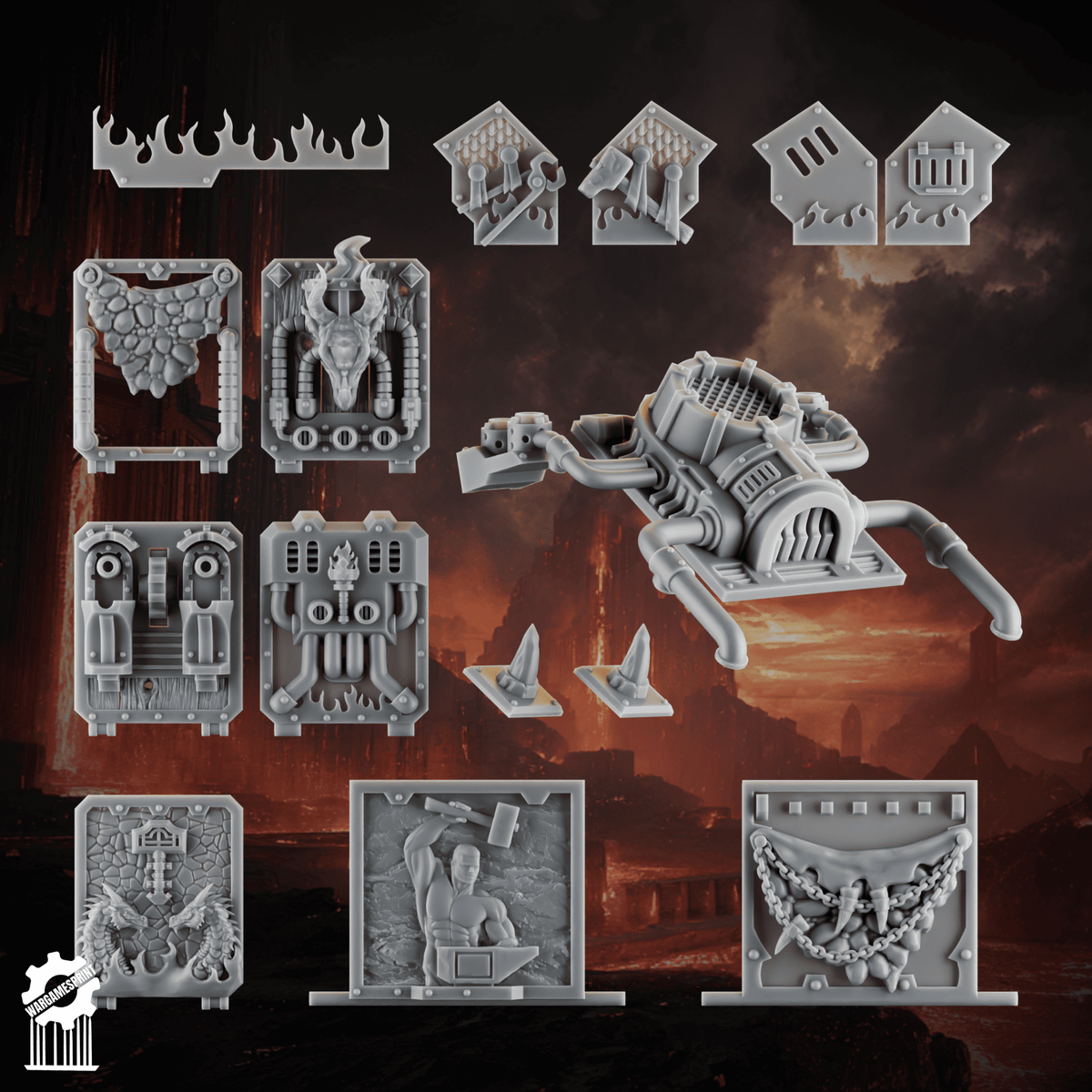 Emberforge pack | + 275 bits - resin bit - Sharkass