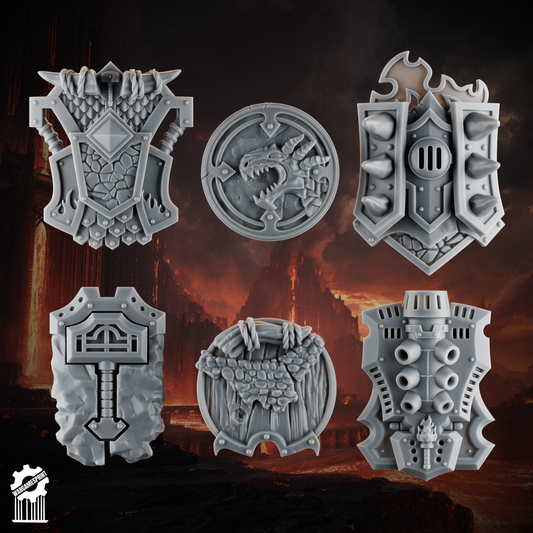 Emberforge shields - Fire lizards [Supported]