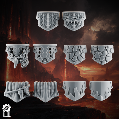 Emberforge hips heavy guard - Fire lizards [Supported]