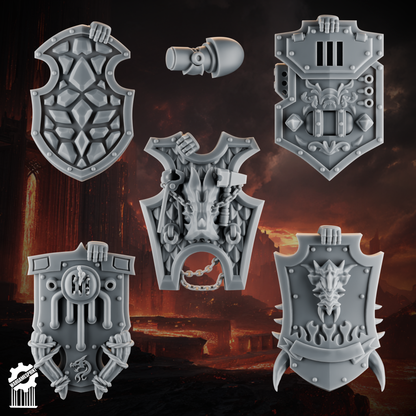 Emberforge shields placed heavy guard - Fire lizards [Supported]