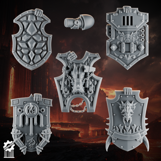 Emberforge shields placed heavy guard - Fire lizards [Supported]