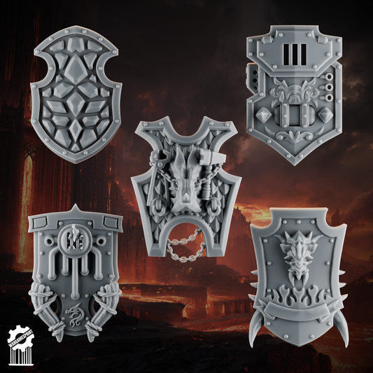 Emberforge shields heavy guard - Fire lizards [Supported]
