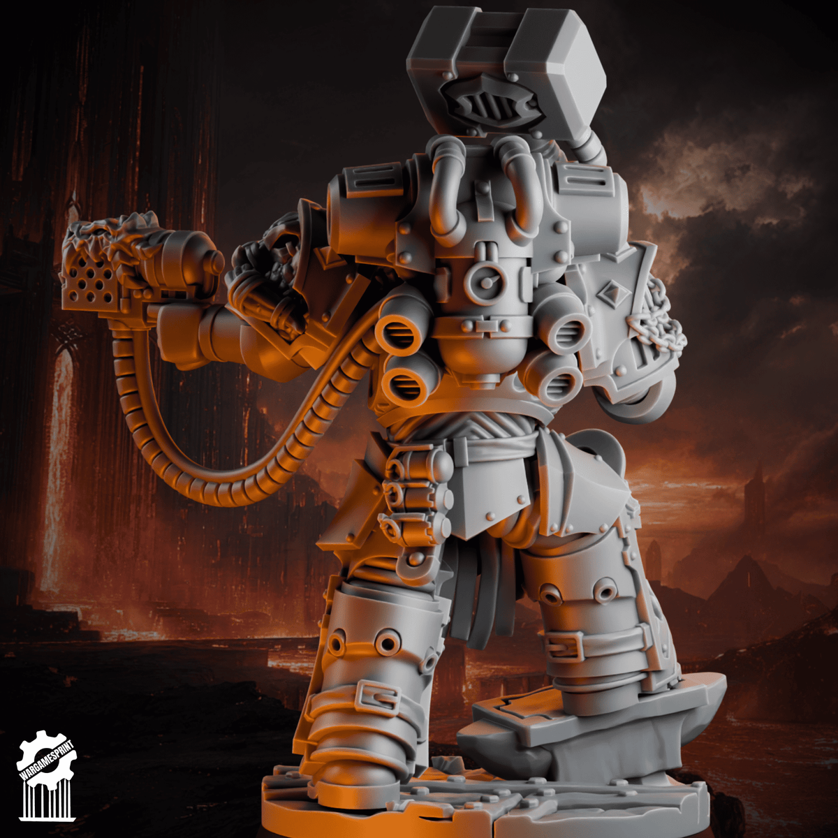 Emberforge THARN VULKANIS - Fire lizards - resin bit - Sharkass