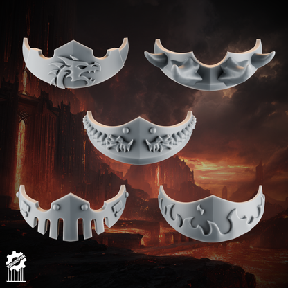 Emberforge throat guard - Fire lizards [Supported]
