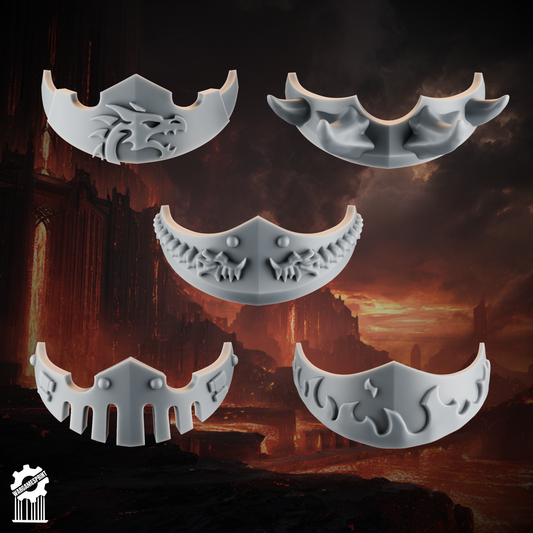 Emberforge throat guard - Fire lizards [Supported]