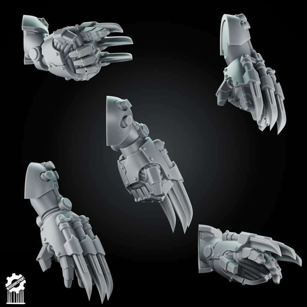Bundle 50 Power Gauntlet Kit heavy guard + 5 Dynamic Arms – Magnetic Ready - resin bit - Sharkass