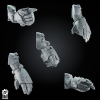Bundle 50 Power Gauntlet Kit heavy guard + 5 Dynamic Arms – Magnetic Ready - resin bit - Sharkass