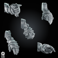 Bundle 50 Power Gauntlet Kit heavy guard + 5 Dynamic Arms – Magnetic Ready - resin bit - Sharkass