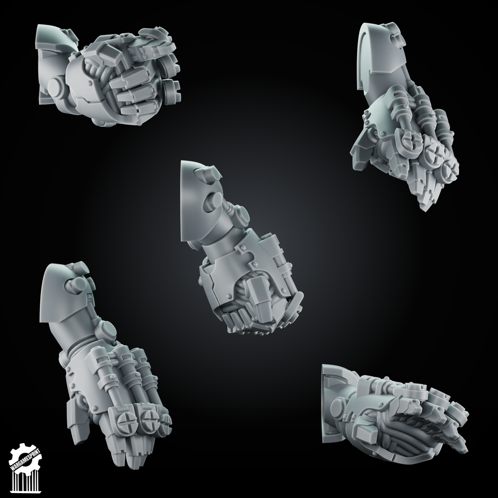 Bundle 50 Power Gauntlet Kit heavy guard + 5 Dynamic Arms – Magnetic Ready - resin bit - Sharkass