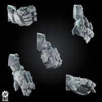 Bundle 50 Power Gauntlet Kit heavy guard + 5 Dynamic Arms – Magnetic Ready - resin bit - Sharkass