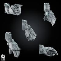 Bundle 50 Power Gauntlet Kit heavy guard + 5 Dynamic Arms – Magnetic Ready - resin bit - Sharkass