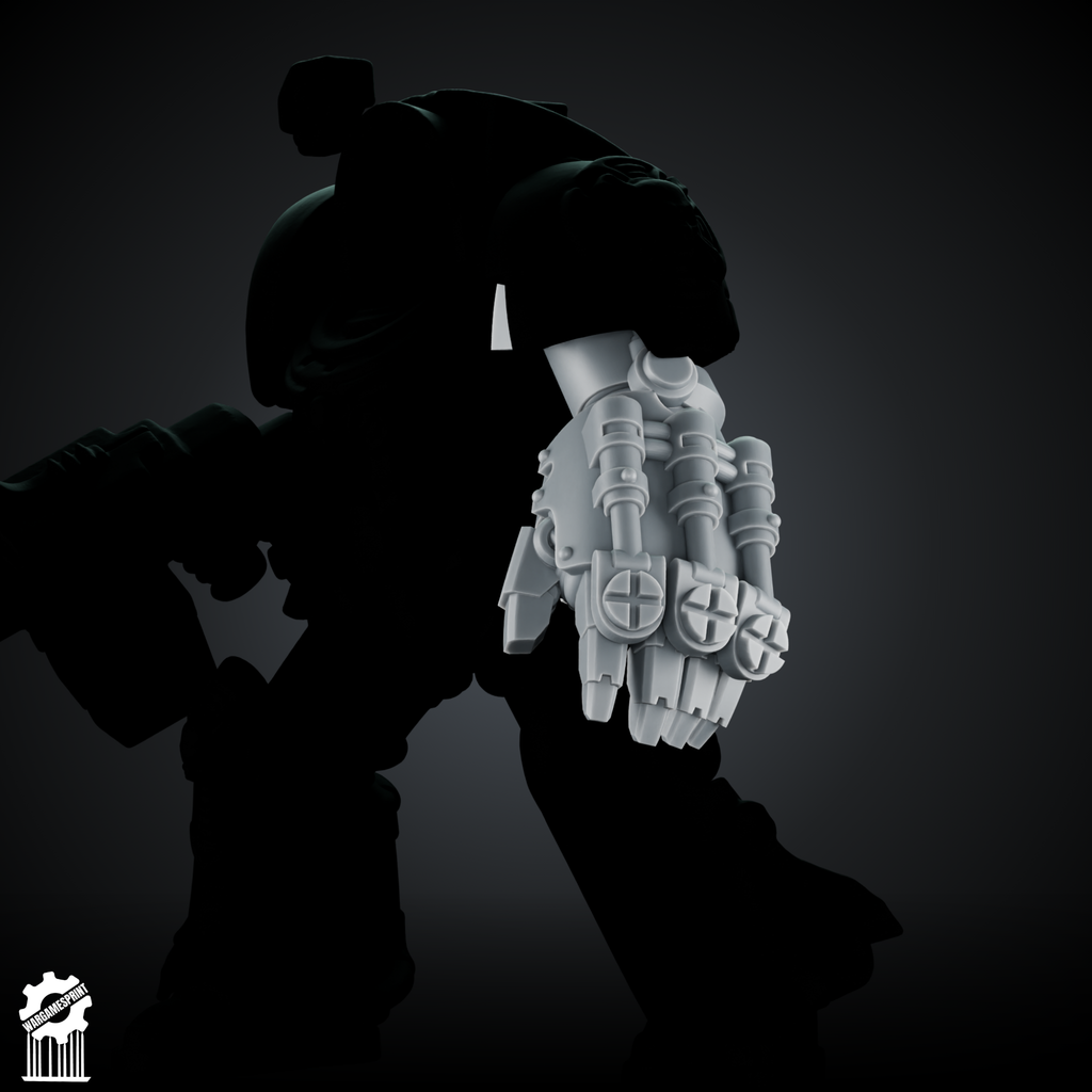 Power Gauntlet Kit set 6 termi + 5 Dynamic Arms – Magnetic Ready - resin bit - Sharkass