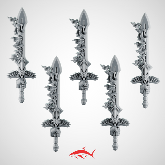 Flame Sword Greytide Angel of the Death - Bits Ultra HD 14K