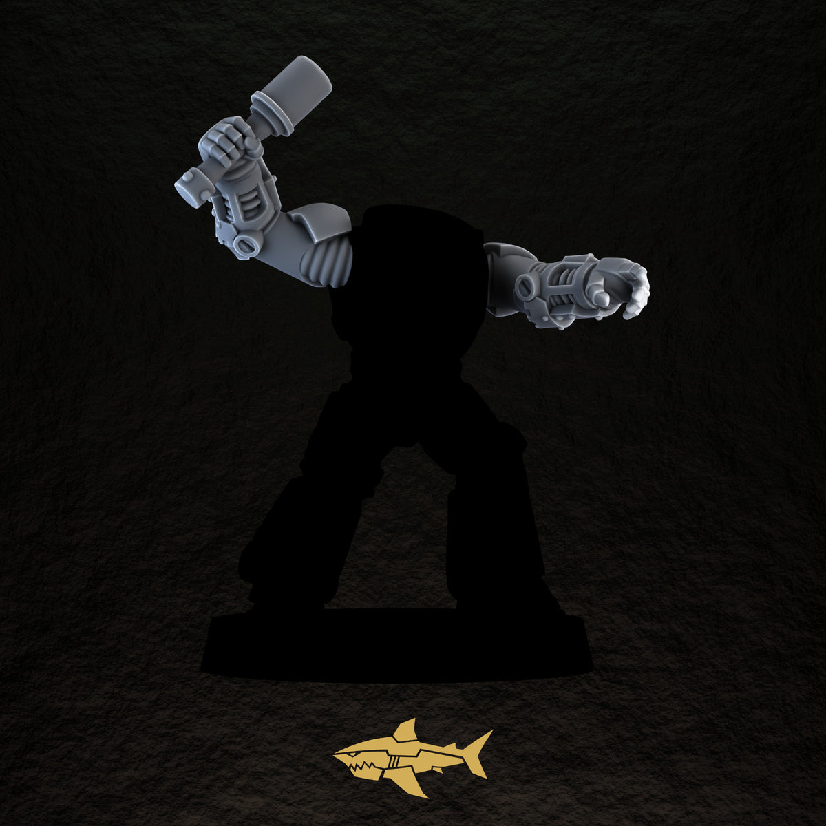 Bionic Legions Grenade Kit – arms in use, 32 mm resin sci-fi bits, Sharkass