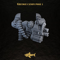 Bionic Legions mechanical ranged weapons – grudge cannon — pose 1 | 32mm