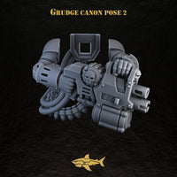 Bionic Legions mechanical ranged weapons – grudge cannon — pose 2 | 32mm