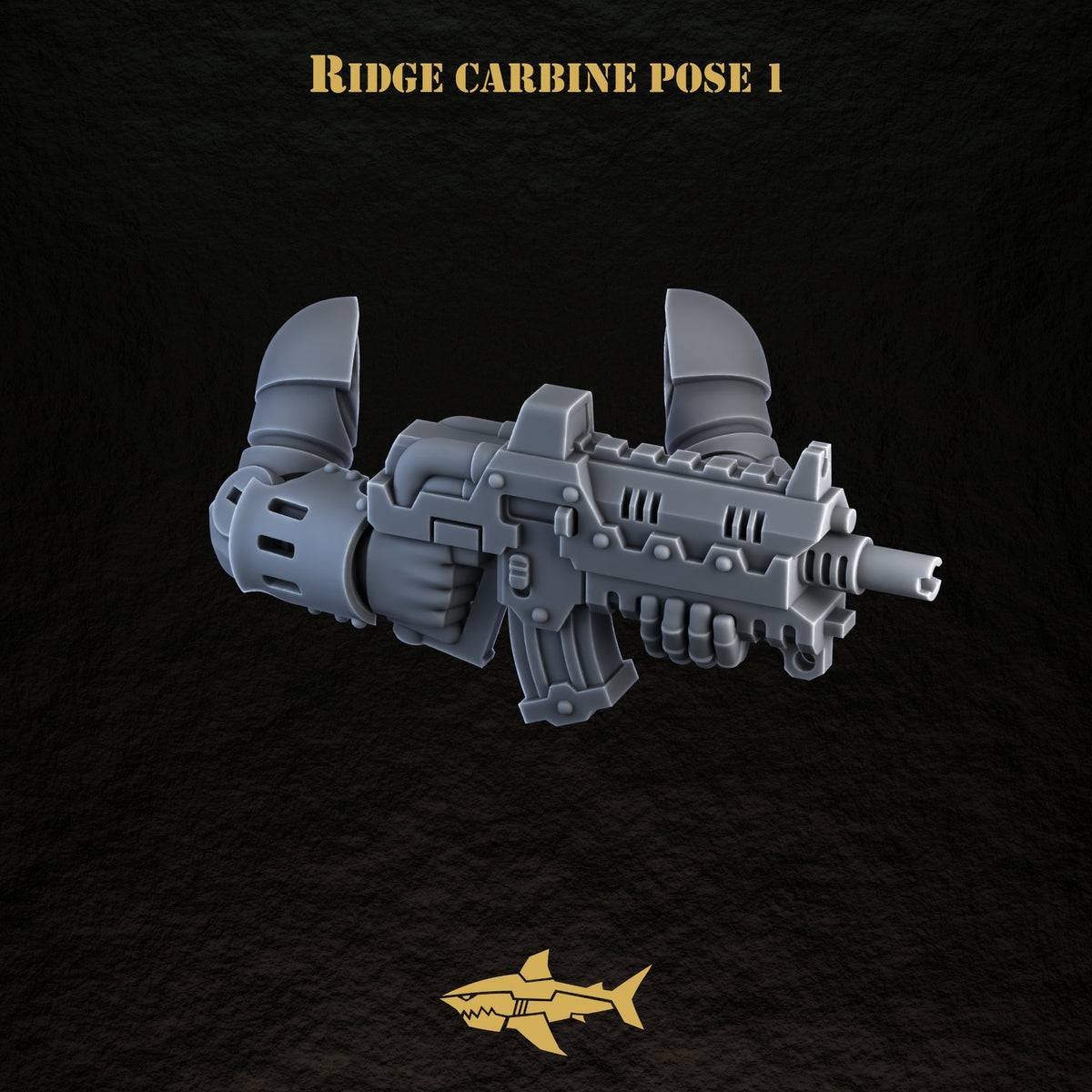 Bionic Legions mechanical ranged weapons – ridge carbine — pose 1 | 32mm