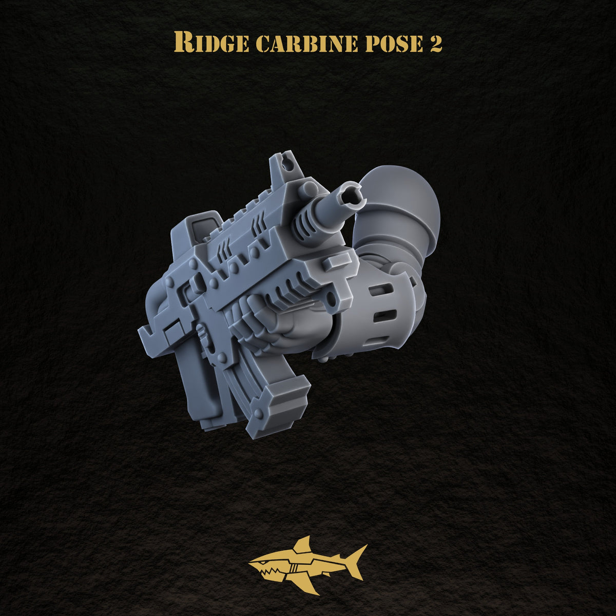 Bionic Legions mechanical ranged weapons – ridge carbine — pose 2 | 32mm
