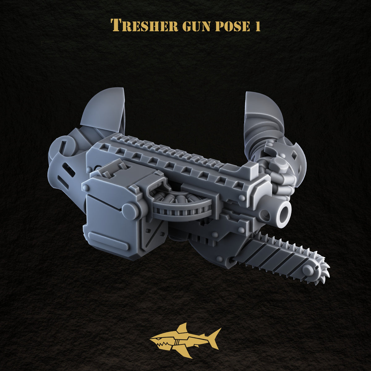Bionic Legions mechanical ranged weapons – thresher gun — pose 1 | 32mm