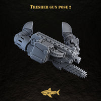 Bionic Legions mechanical ranged weapons – thresher gun — pose 2 | 32mm