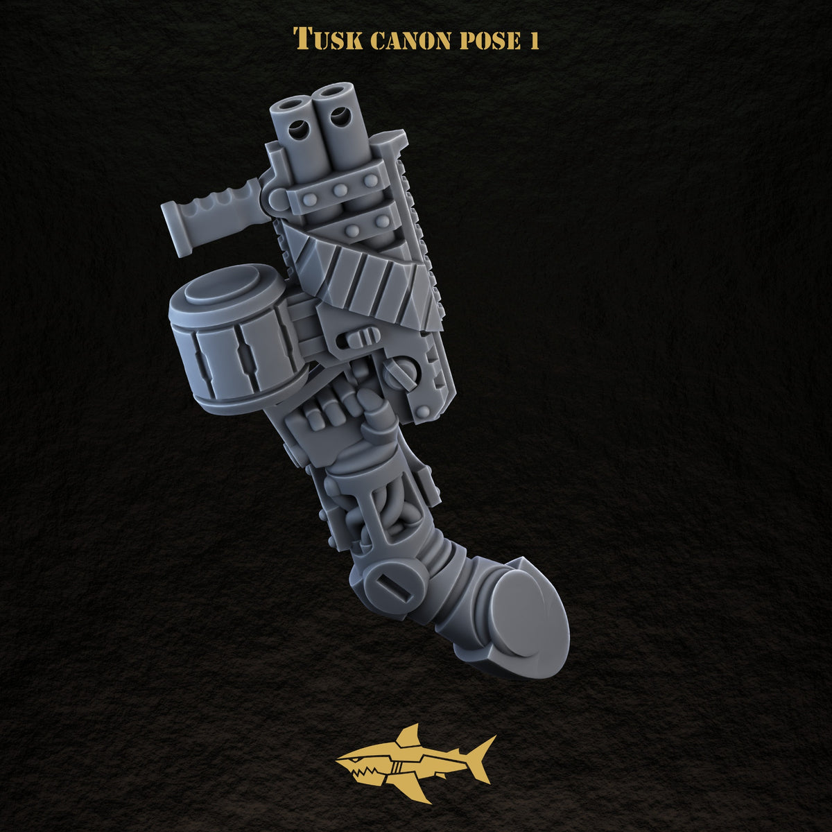 Bionic Legions mechanical ranged weapons – tusk cannon — pose 1 | 32mm