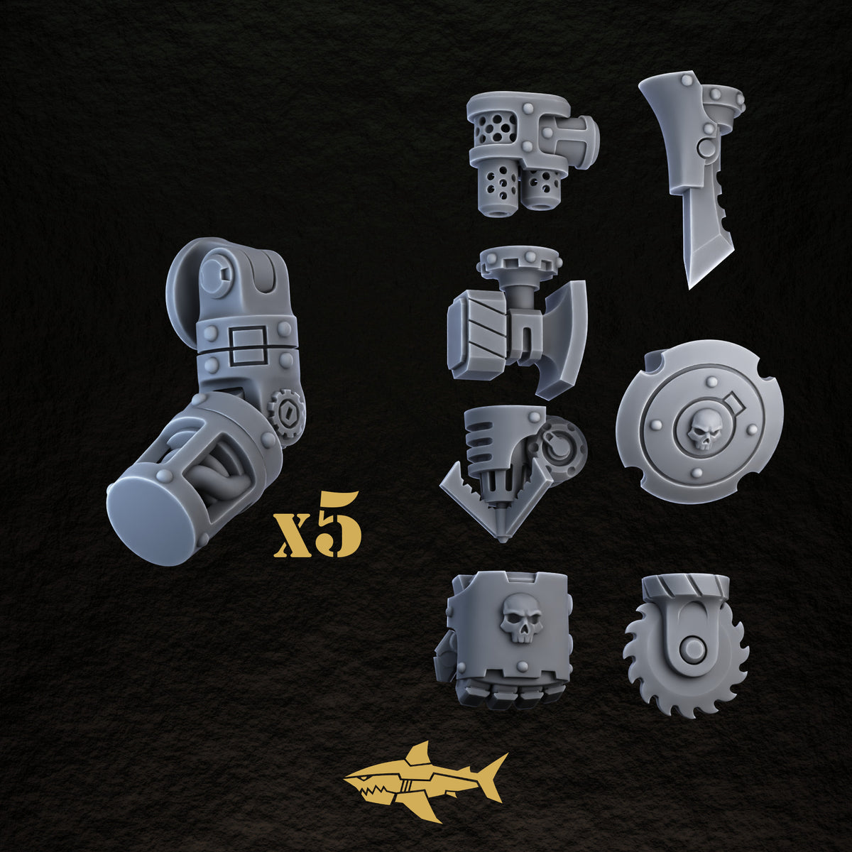 Bionic Legions Modular Arm Kit – Modular Arms + 7 Tool Modules | 32mm