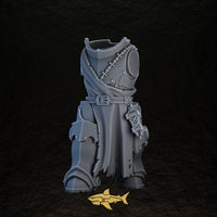 Shadowguard body 2 – 32 mm resin gothic knight torso and legs, Sharkass