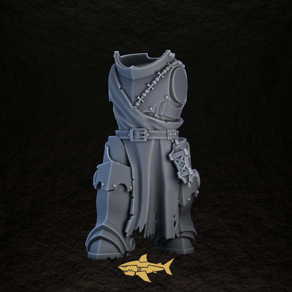 Shadowguard body 2 – 32 mm resin gothic knight torso and legs, Sharkass