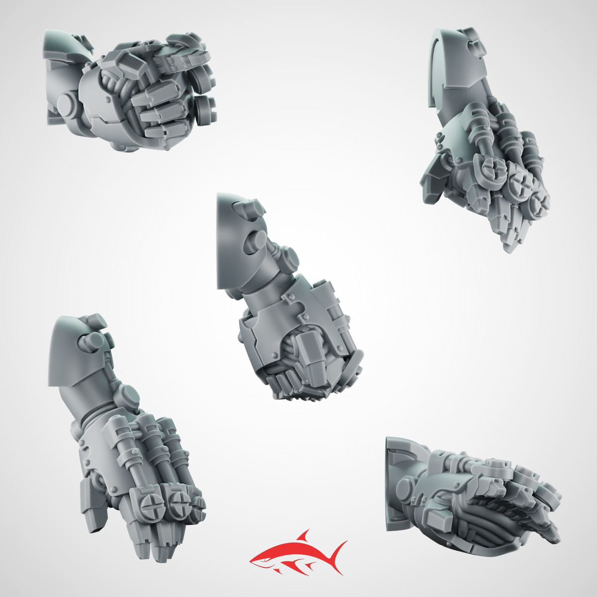 Big Fist for Terminator Generic Set 6 - Left - resin bit - Sharkass
