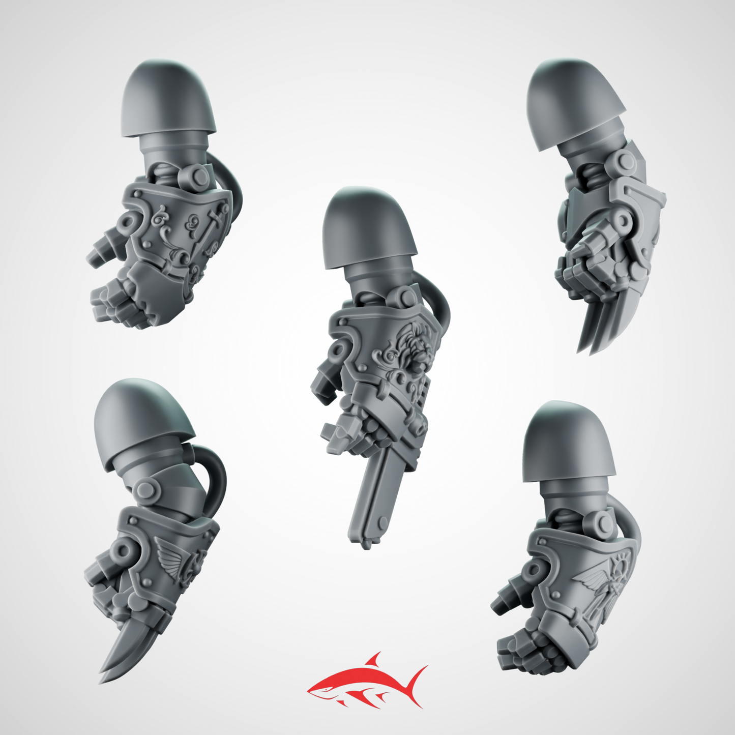 Fist Set 2 for Termi Eternal Pilgrim Greytide - Bits Ultra HD 14K
