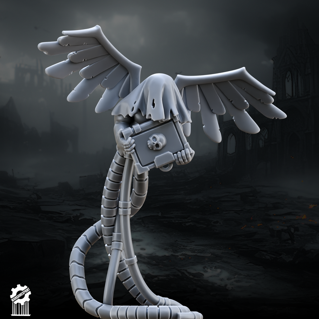 Angelic Cherub STL render 3