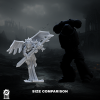Angelic Cherubim size comparison