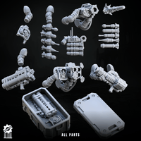 Modular Missile Launcher Kit all parts render