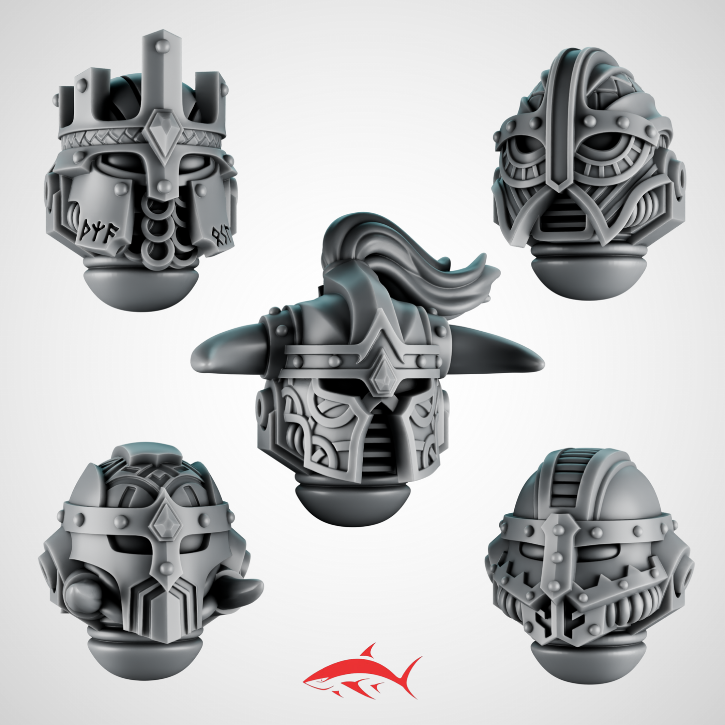 Helmet Set Space Viking - Bits Ultra HD 14K