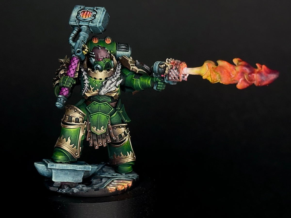 Emberforge THARN VULKANIS - Fire lizards - resin bit - Sharkass