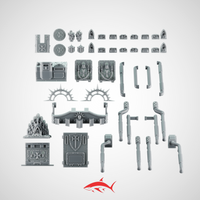 Tank Kit Greytide Black Crusader - resin bit - Sharkass