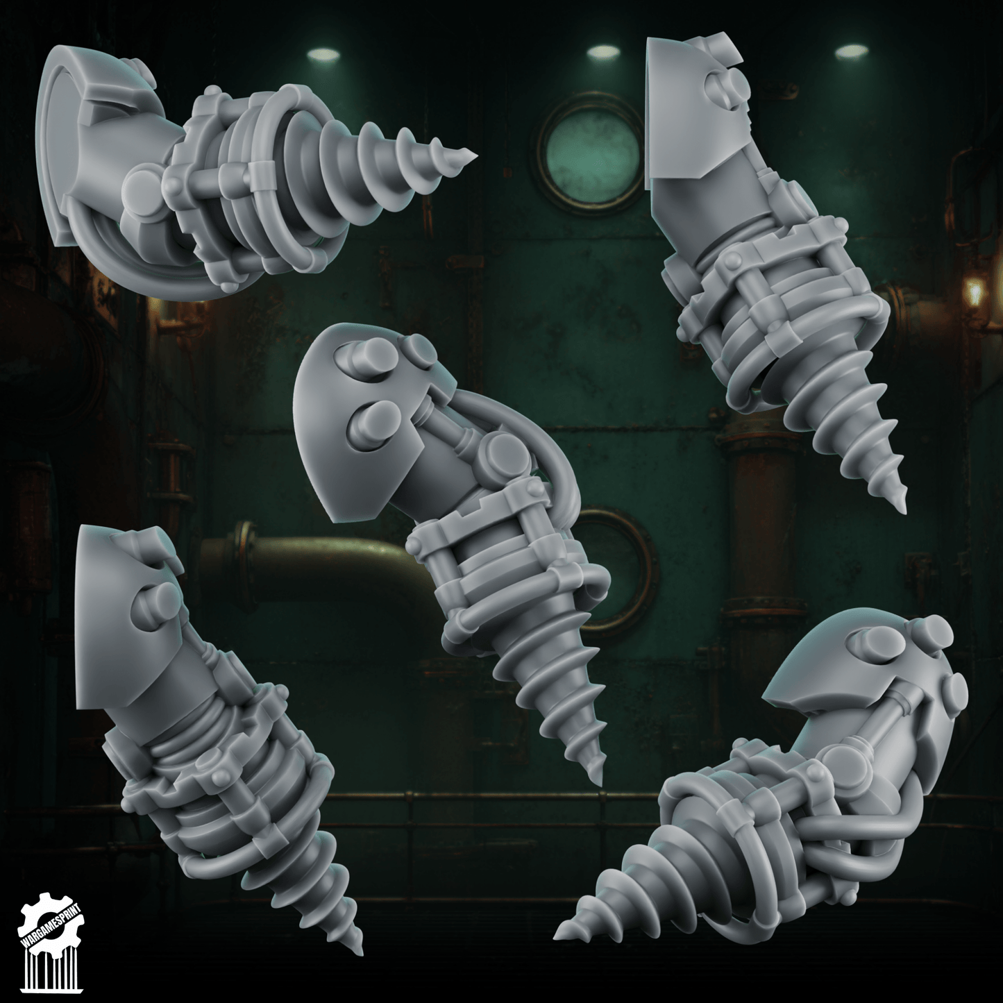 Leviathan Vanguards – Termi Abyssal Drill Arms – 5 Variants [Supported] – 32mm