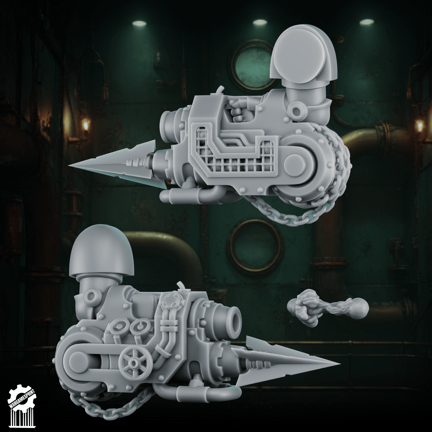 Leviathan Vanguards – Abyssal Harpoon Cannon + Firing FX [Supported] – Termi Scale