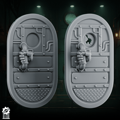 Leviathan Vanguards – Big Abyssal Termi shields – 5 Variants Set [Supported] – 32mm