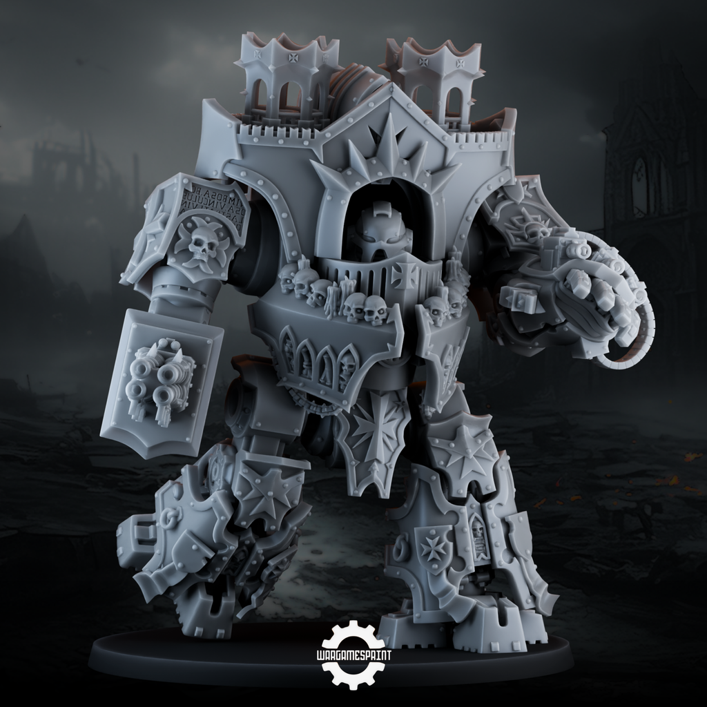 Kolga Battle Walker with Black Crusader Kit STL render 1