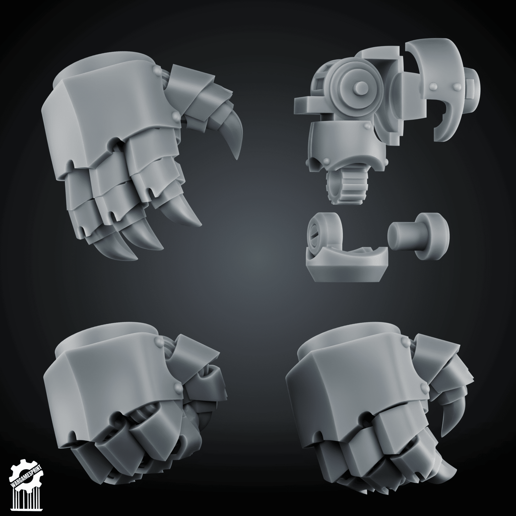 Assault Claws for Dread – Reinforced Arms & Massive Talons - resin bit - Sharkass