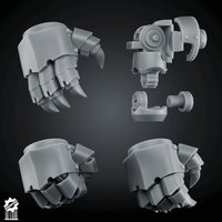 Assault Claws for Dread – Reinforced Arms & Massive Talons - resin bit - Sharkass