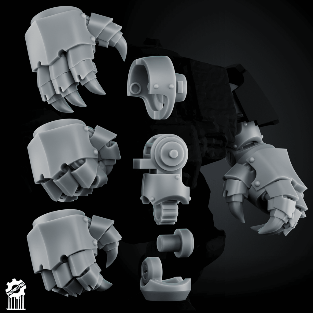 Complete Dread Weapon Bundle – Melee, Heavy Fists, Claws & Ranged Options - resin bit - Sharkass