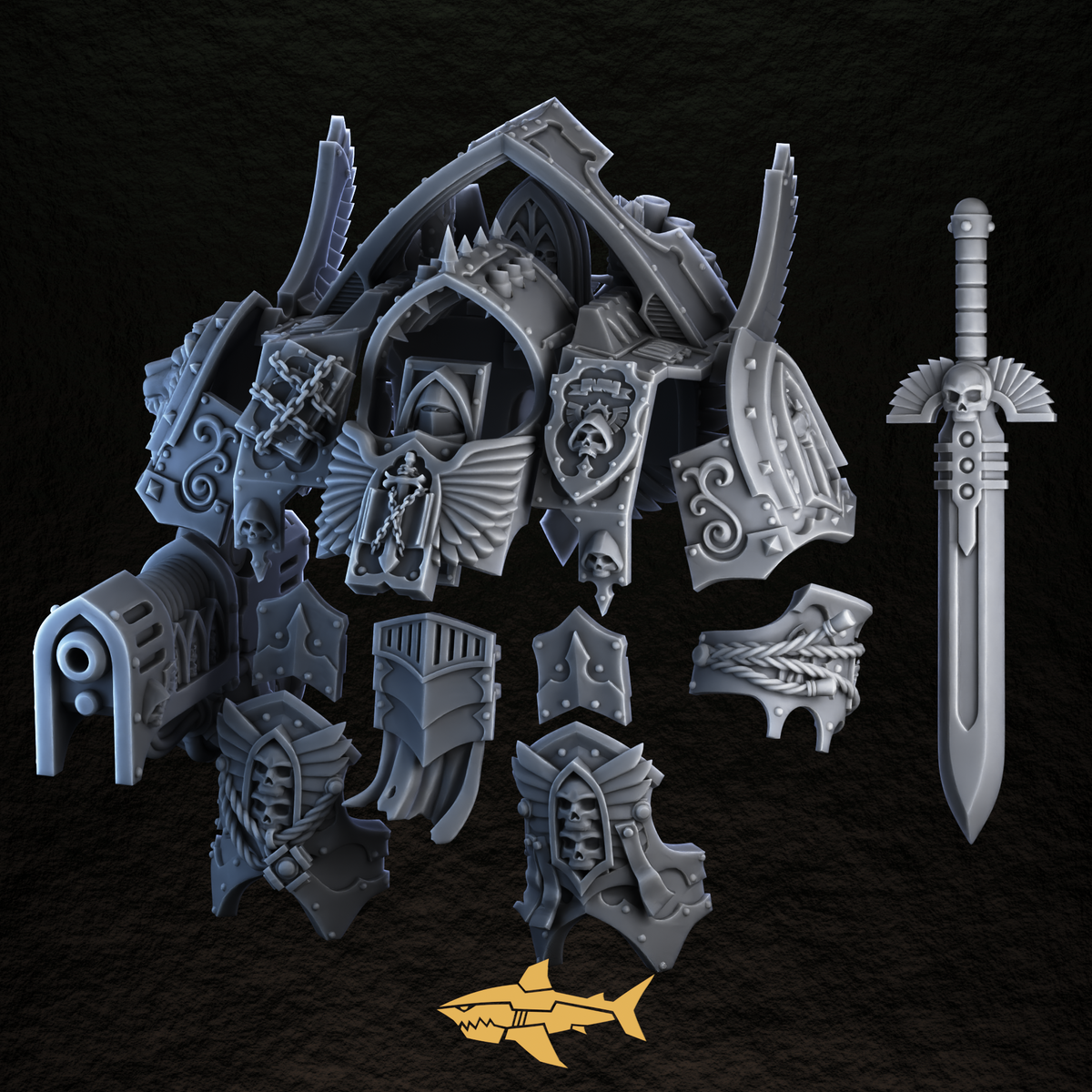 Angel of the Death Dread Kit – Lion Plates, Wings & Relic Censers