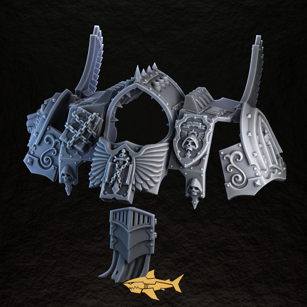 Angel of the Death Light Dread Kit – Lion Plates & Wings