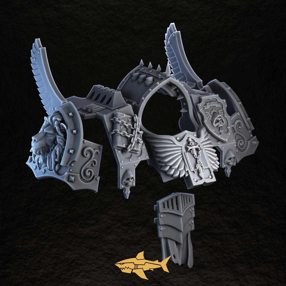 Angel of the Death Light Dread Kit – Lion Plates & Wings