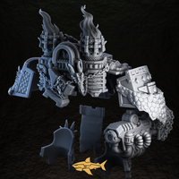 Fire Lizard Dread Upgrade Kit – Dragon-Forge Plating – view 2
