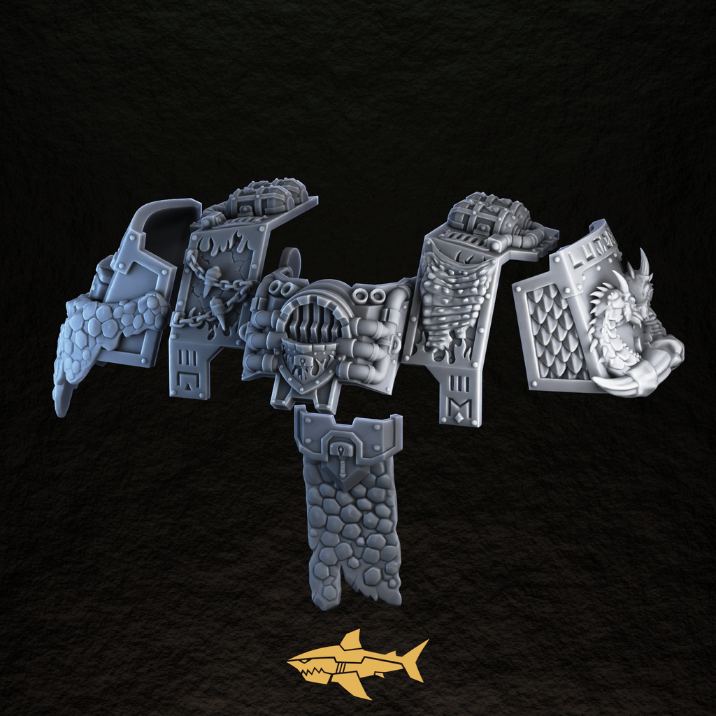 Fire Lizard Light Dread Upgrade Kit – Dragon-Forge Plating