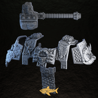 Fire Lizard Light Dread Upgrade Kit – Dragon-Forge Plating – view 3
